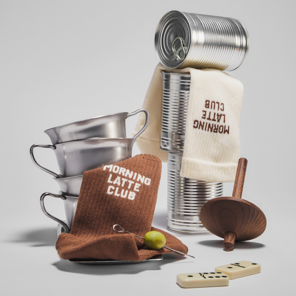 Many Mornings - Latte Club Socks 43-46 Many Mornings - Latte Club Socks 43-46