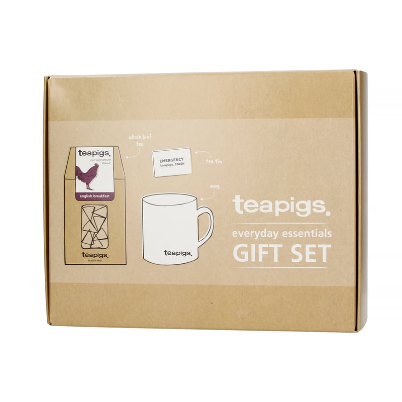 teapigs Everyday Essentials Gift Set - English Breakfast and Mug