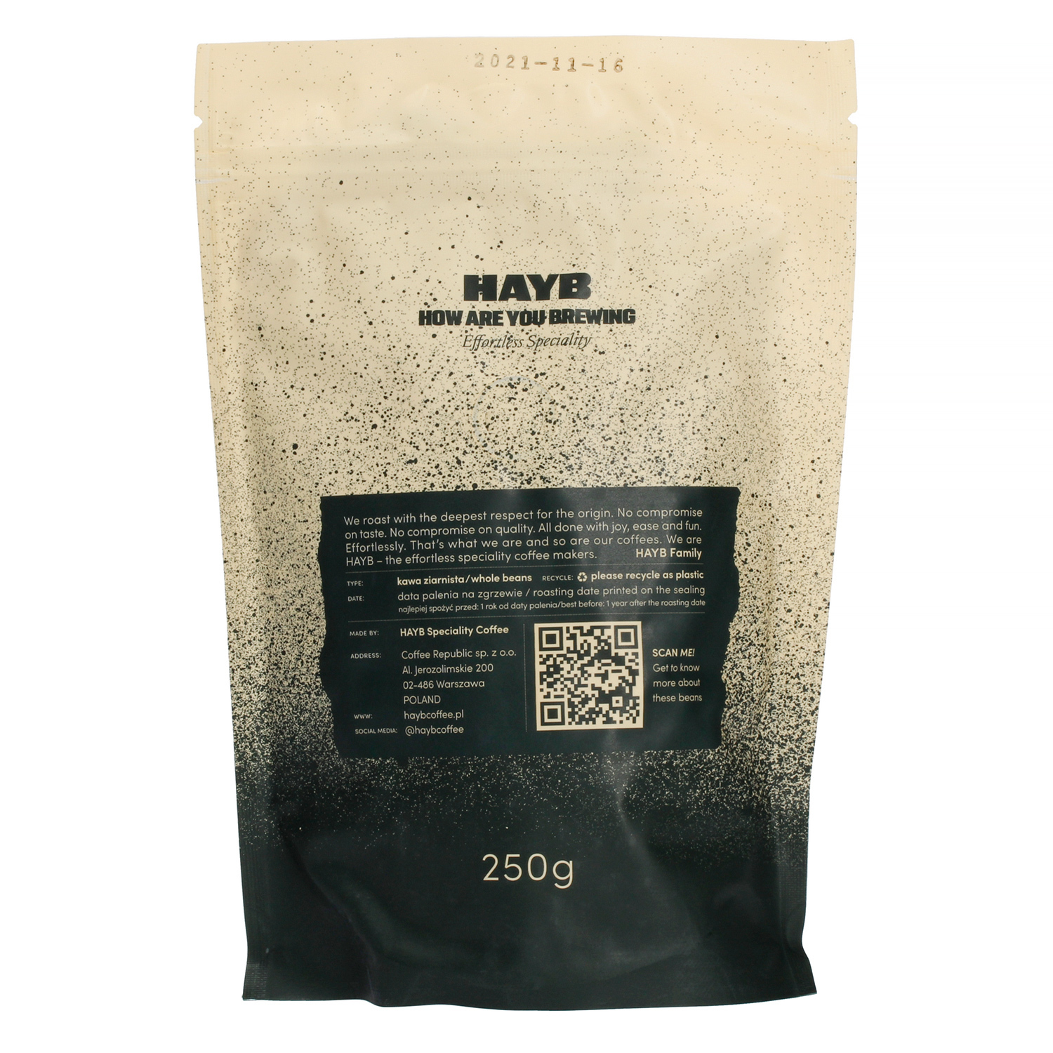 HAYB - Guatemala Dark Espresso 250g