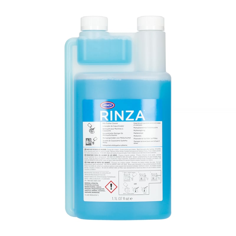 Urnex Rinza - Płyn do czyszczenia spieniacza - 1,1l z miarką (outlet)