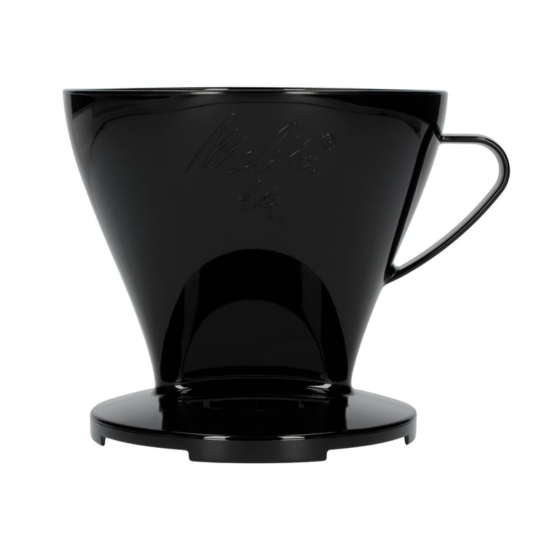 Melitta - Plastikowy dripper do kawy 1x4 Czarny