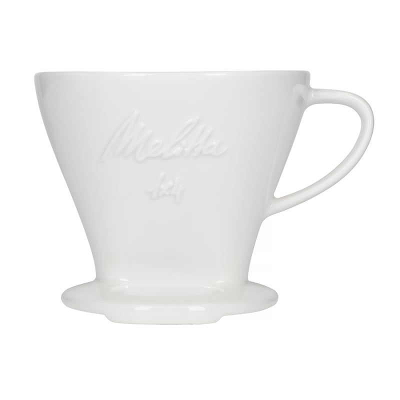 Melitta - Porcelain coffee filter (dripper) 1x4 - White