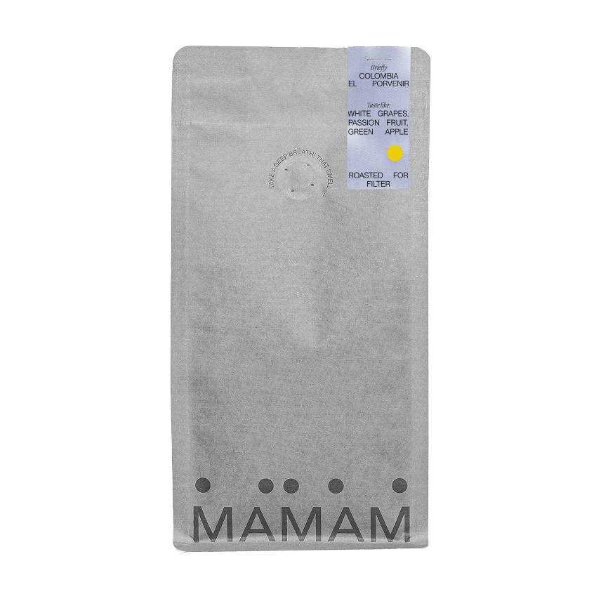 MAMAM - kawa ziarnista Kolumbia El Porvenir Washed Filter 250 g