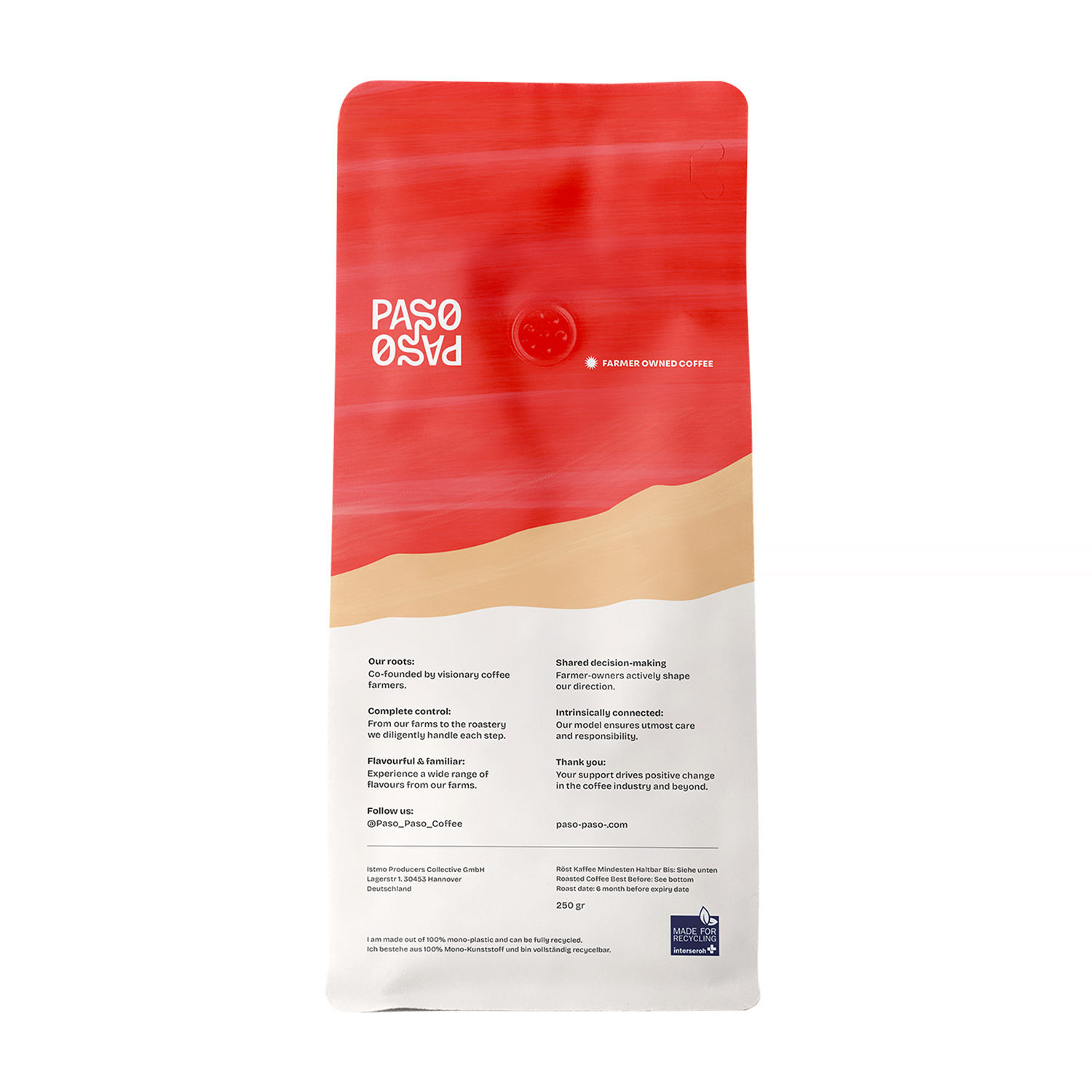 Paso Paso - El Salvador Diego Baraona Bourbon Washed Omniroast 250g