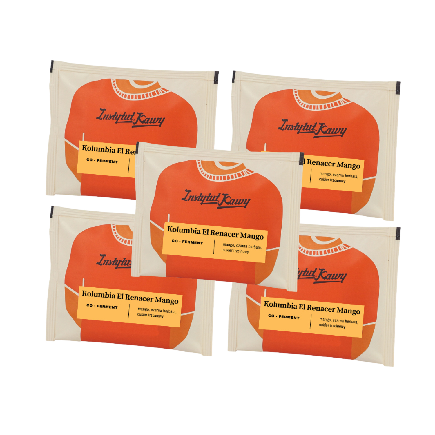 Instytut Kawy - kawa w saszetkach Kolumbia El Renacer Mango - 5x1 saszetka 12g