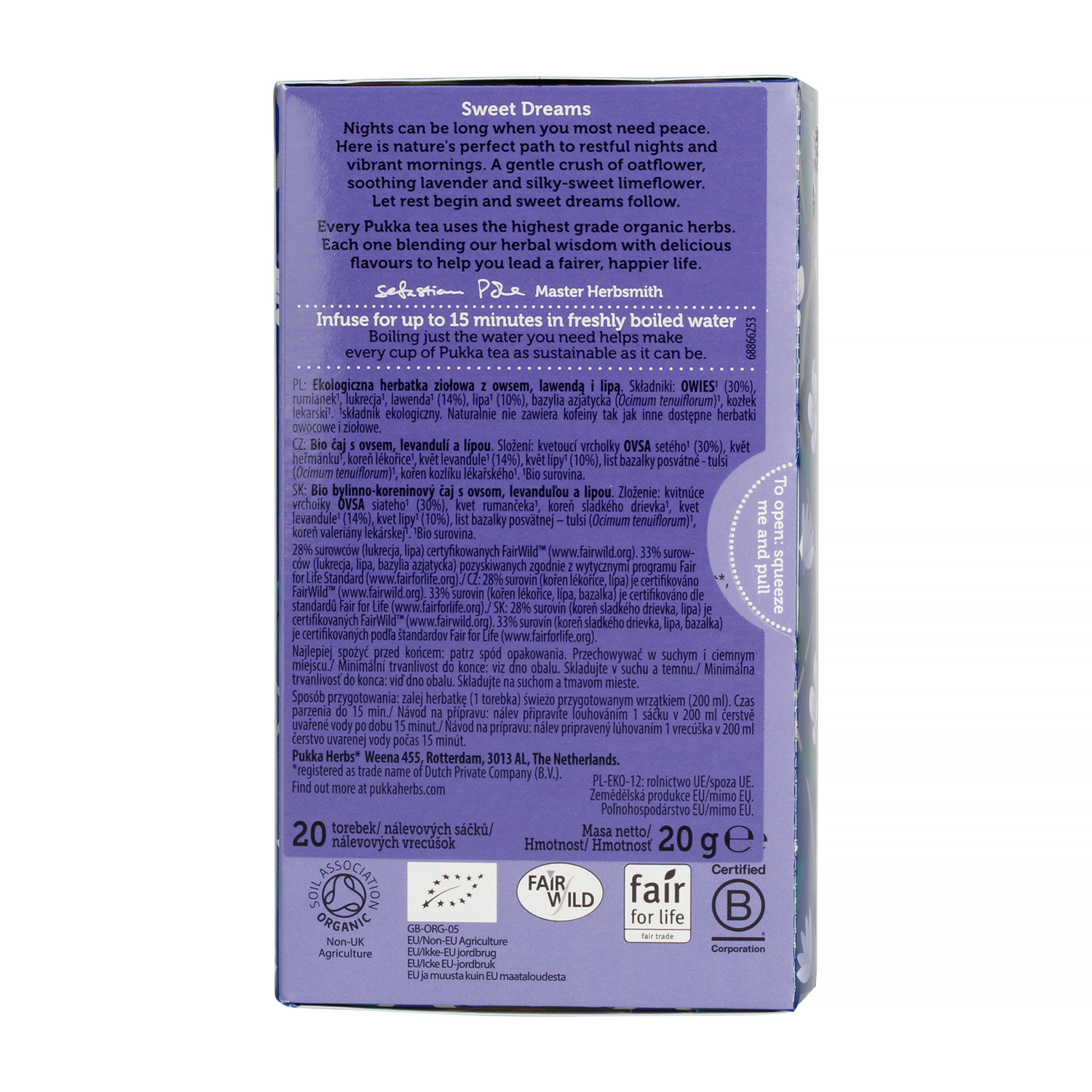 Pukka - VNight Time BIO - 20 Tea Bags