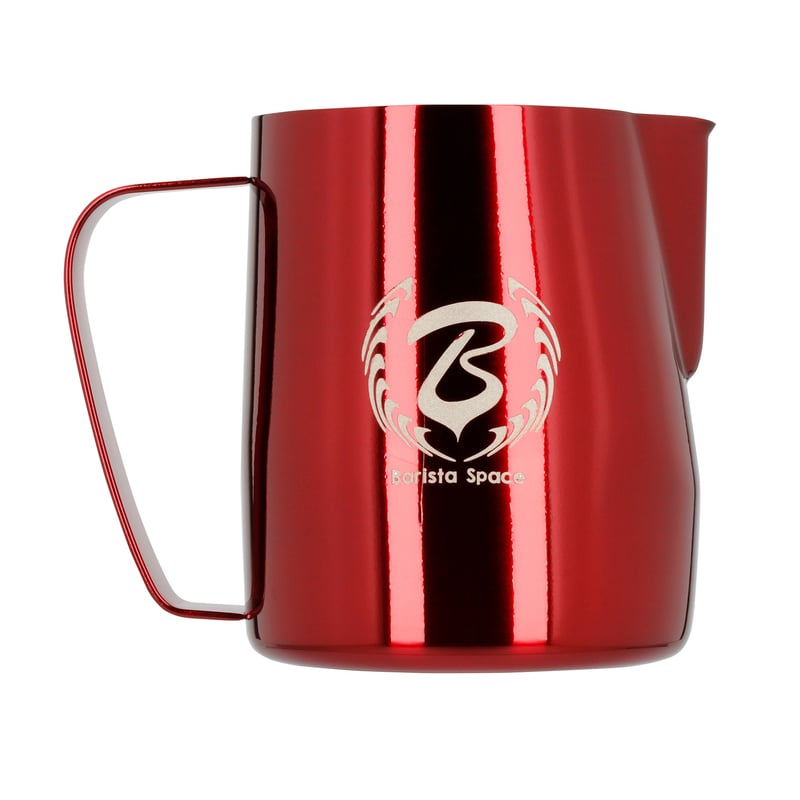 JM Barista red milk jug Small