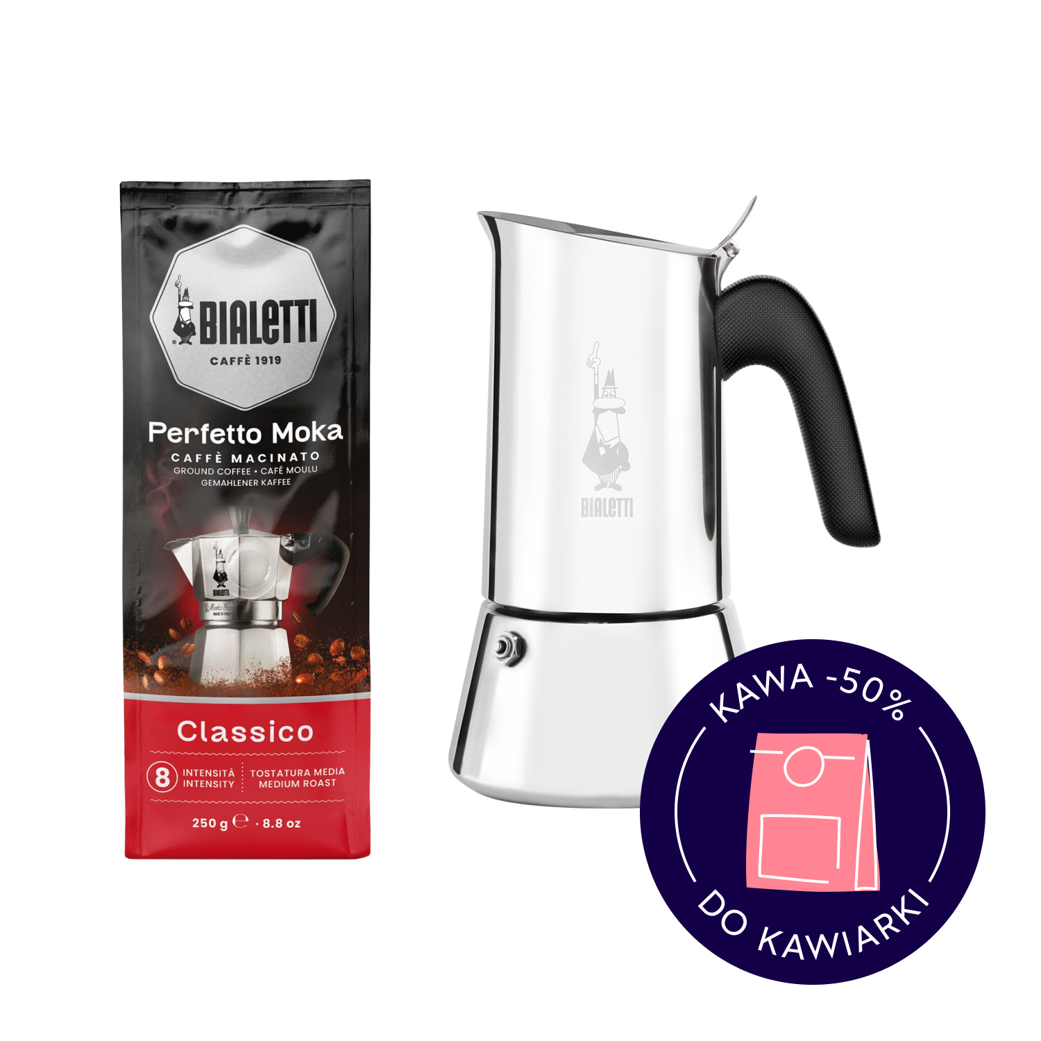 Zestaw New Venus 6tz + kawa Perfetto Moka Classico