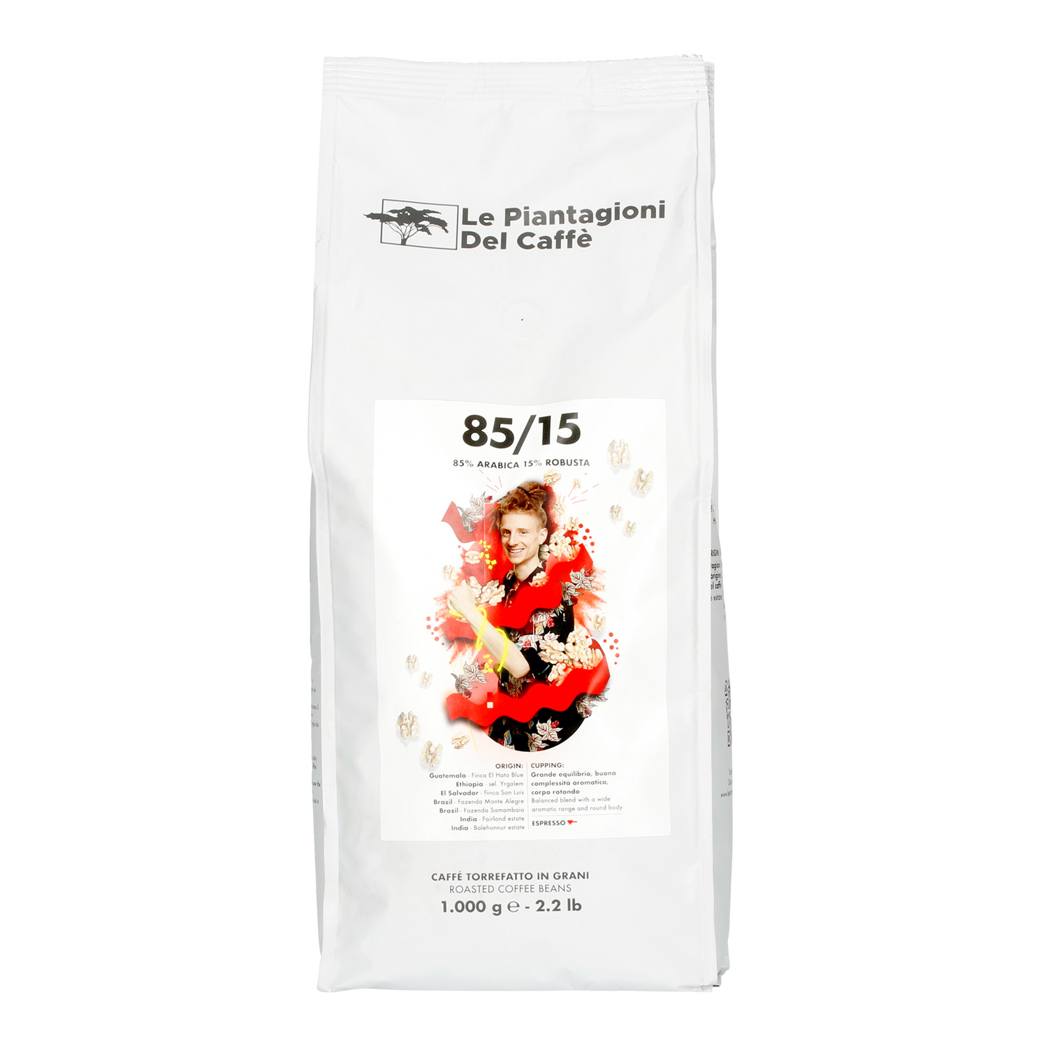 Le Piantagioni del Caffe - kawa ziarnista 85/15 - 1 kg