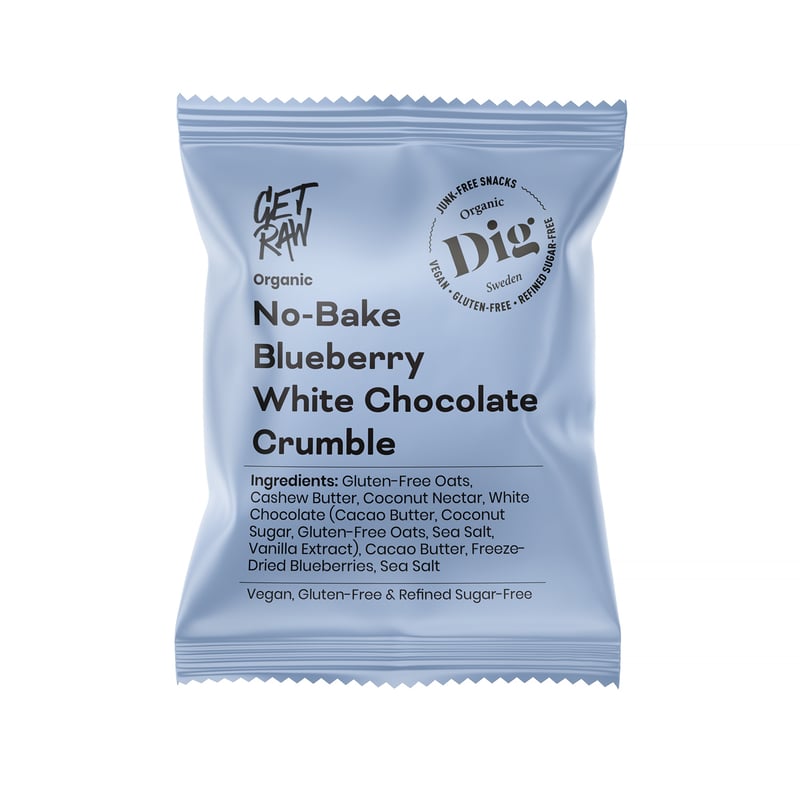 Dig - White Chocolate Blueberry Crumble 35g