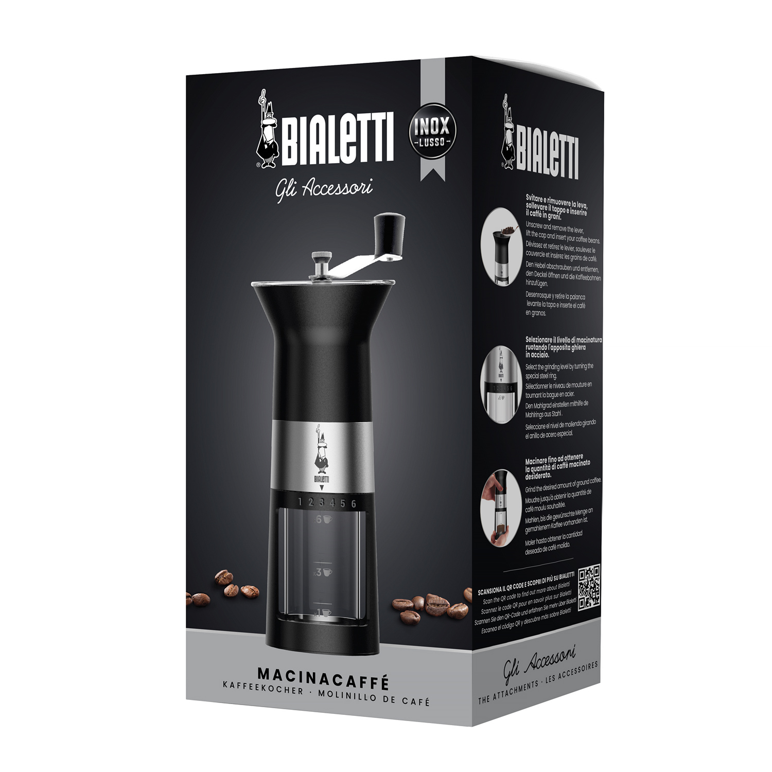 Bialetti - PRO Coffee Grinder - Black