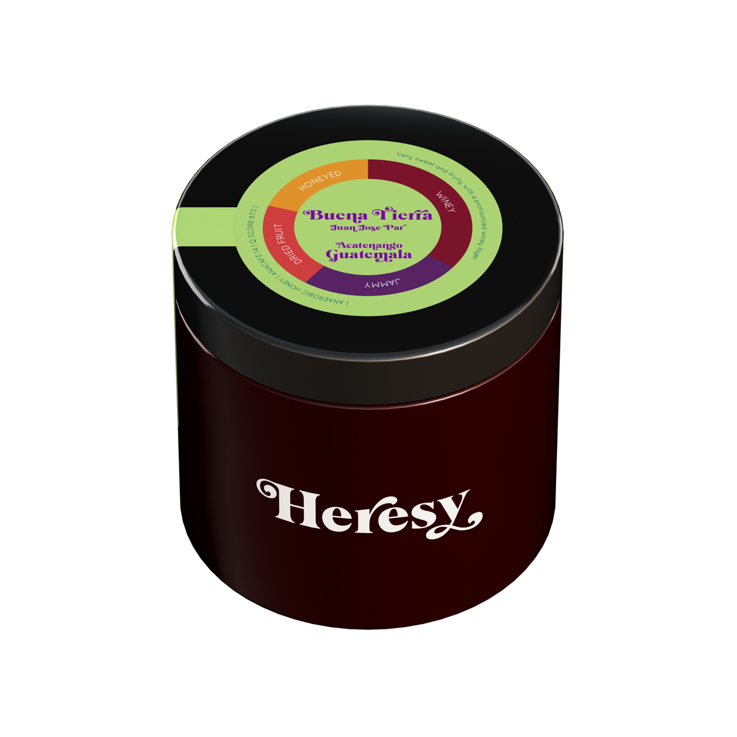 Heresy - kawa ziarnista Gwatemala Buena Tierra Honey Anaerobic Filter 252 g