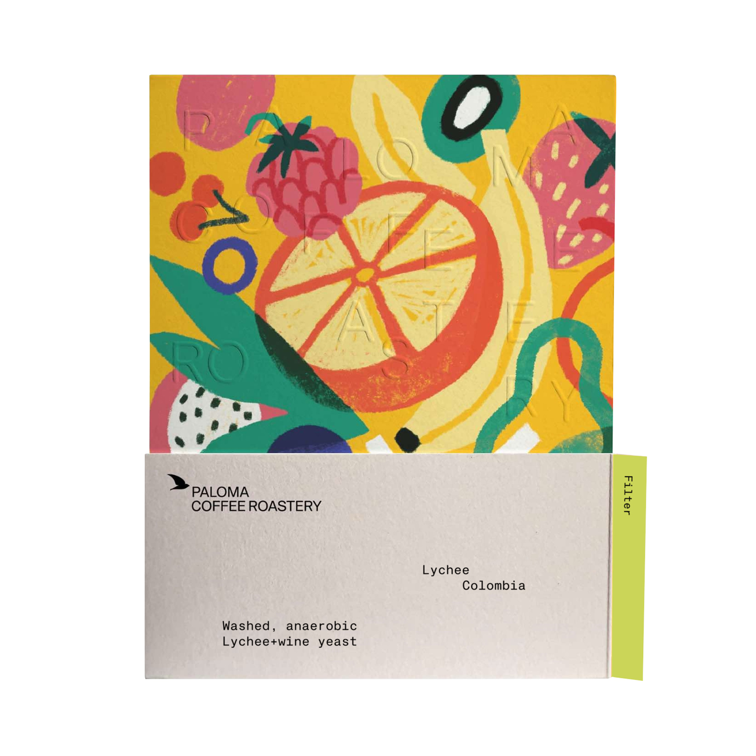 Paloma - kawa ziarnista Kolumbia Santa Monica Lychee Honey/Anaerobic Filter 200 g