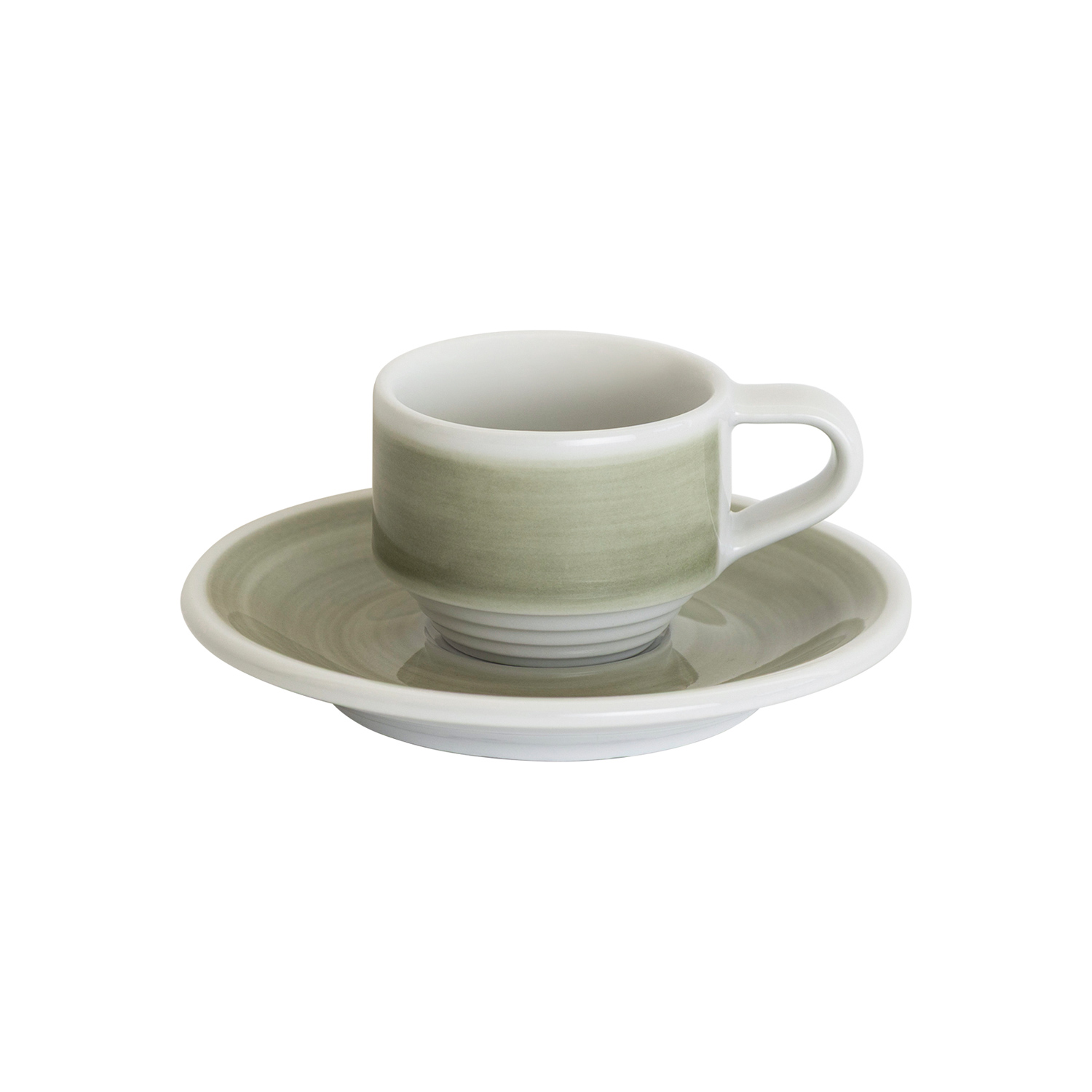Loveramics Deco - 60 ml Espresso cup and saucer - Grey