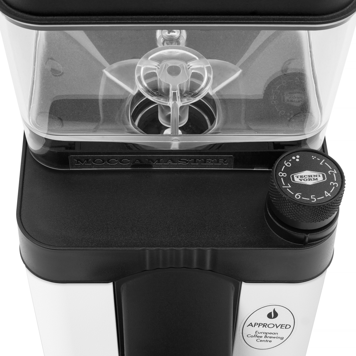 Moccamaster - KM5 Burr Grinder Matt White - Młynek automatyczny