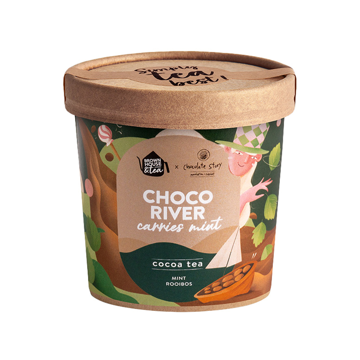 Brown House & Tea - Choco River - Herbata sypana 60g