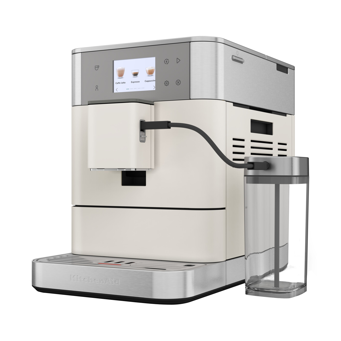 KitchenAid - Automatic Espresso Machine KF7 porcelain white