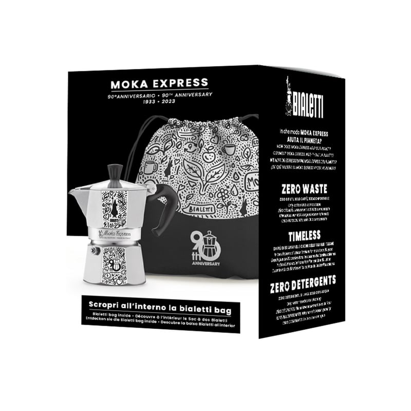 Bialetti Moka Express Black 3tz - Coffeedesk