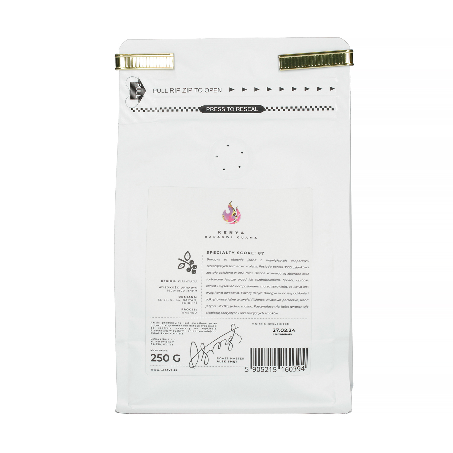 LaCava - Kenya Baragwi Guama Washed Filter 250g