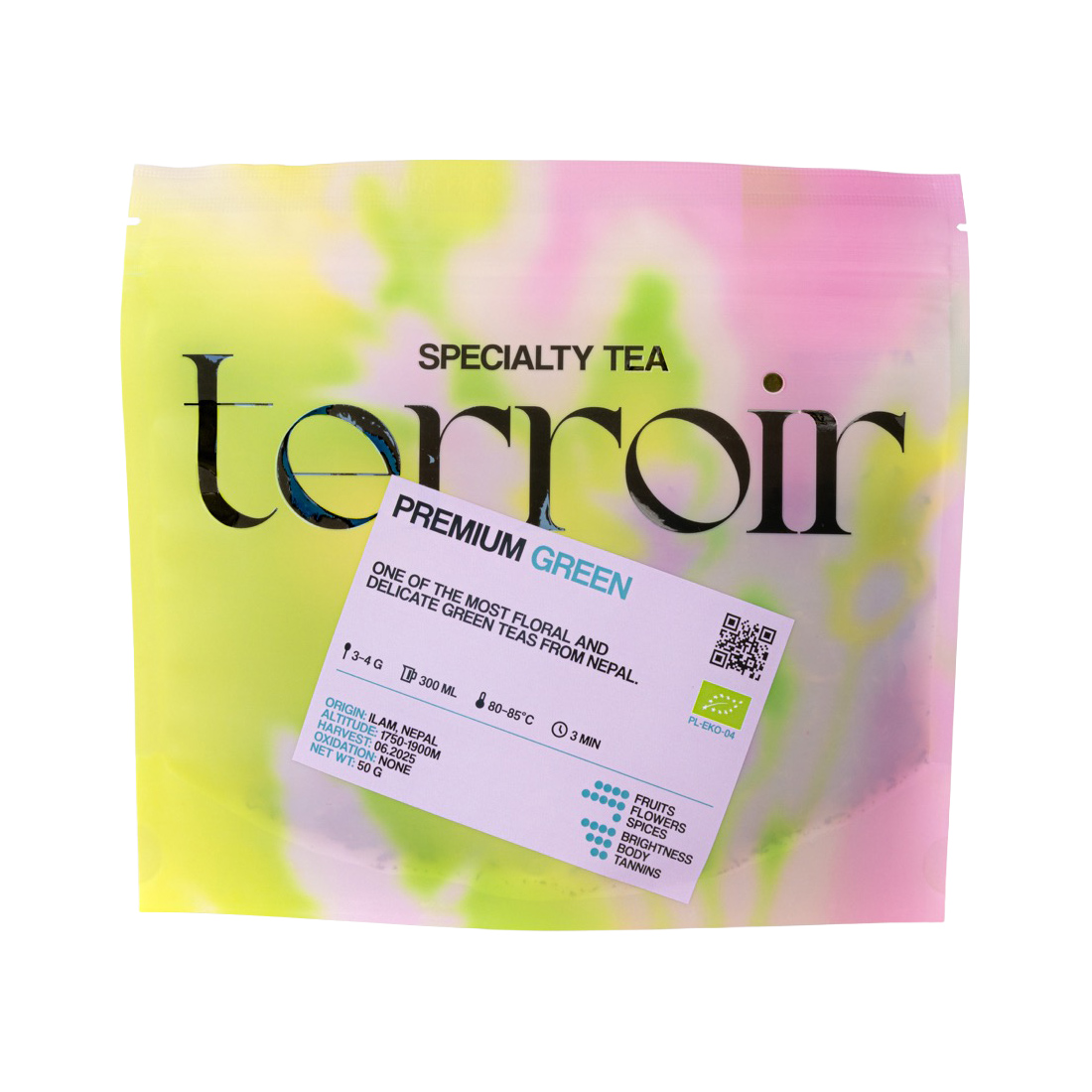 Terroir - herbata sypana zielona Premium Green EKO 50 g