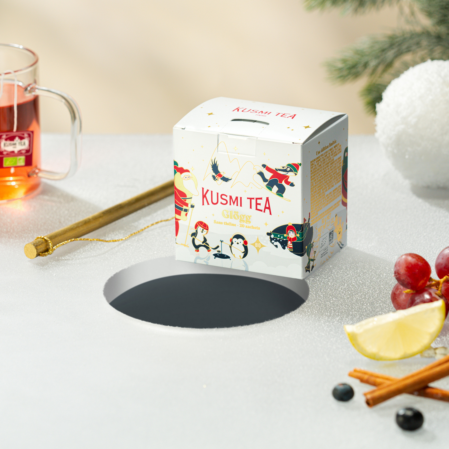 Kusmi Tea - Glogg Bio - Herbata 20 saszetek