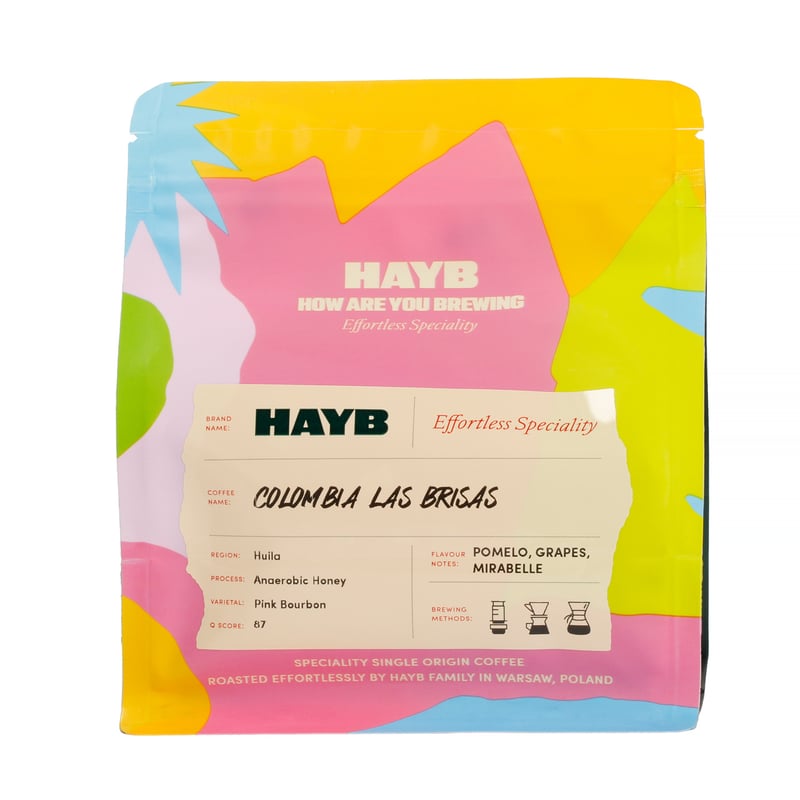 HAYB - Kolumbia Las Brisas Honey Filter 250g (outlet)