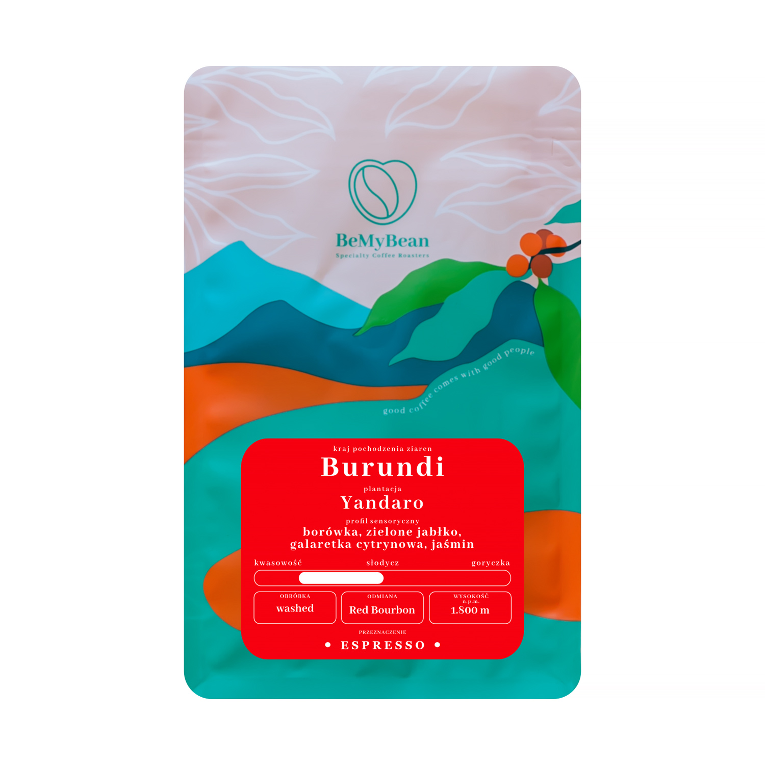 BeMyBean - Burundi Yandaro Washed Espresso 250g