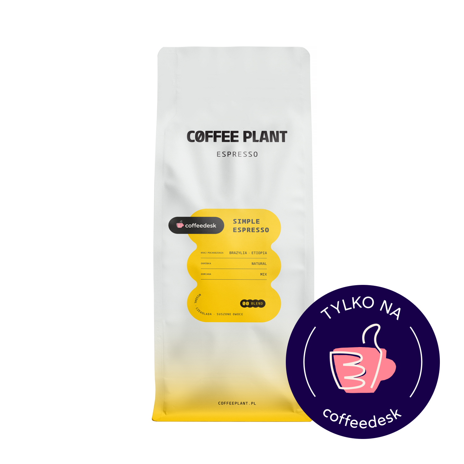 COFFEE PLANT - kawa ziarnista Simple Espresso 1 kg