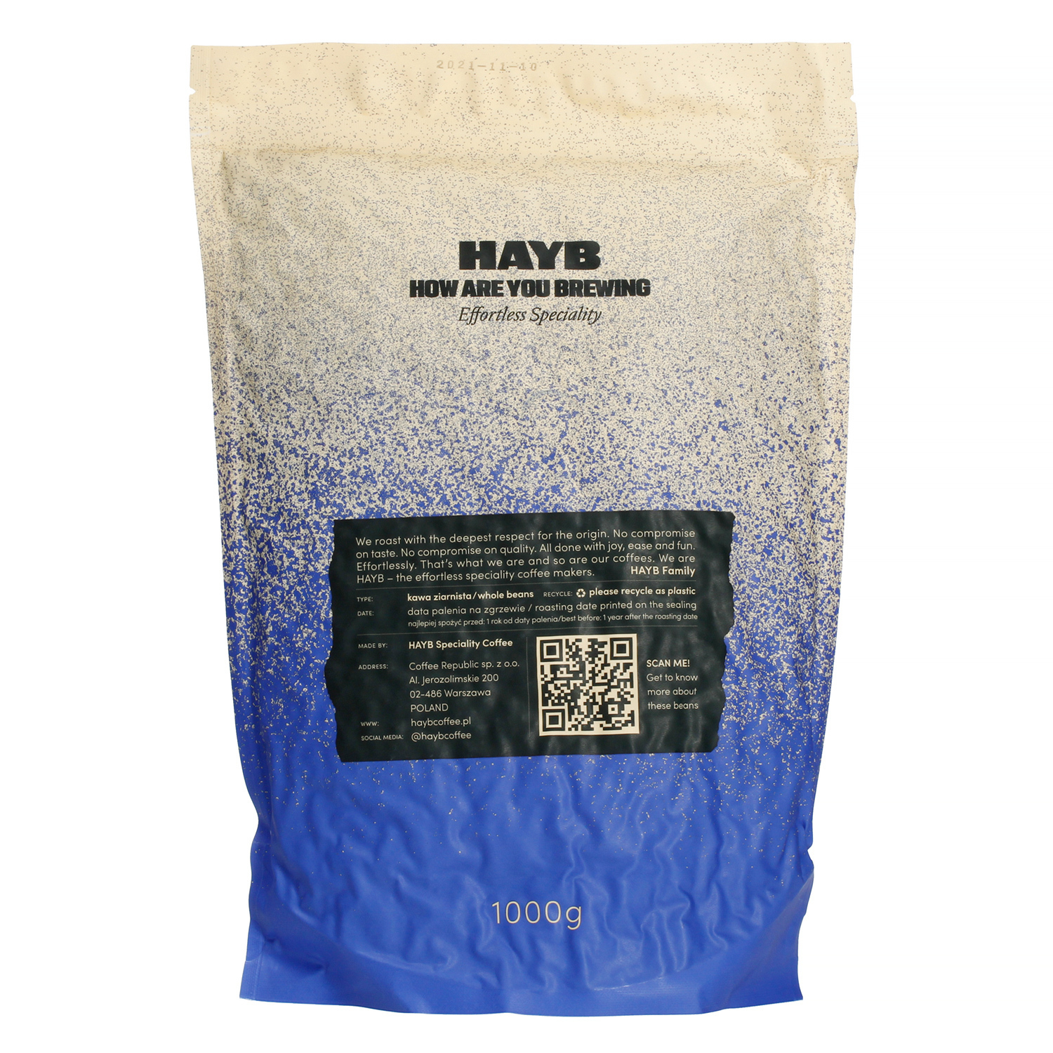 HAYB - Blue Espresso Blend 1kg