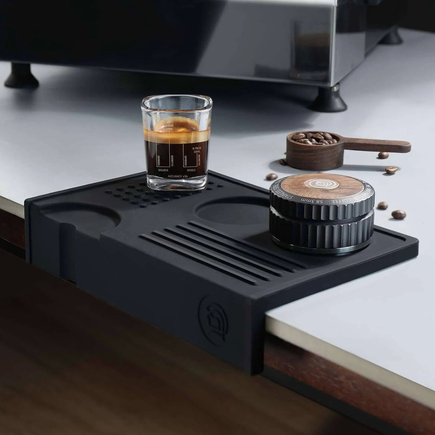 zeroHero - Mata tampingowa Espresso Tamper Mat czarna