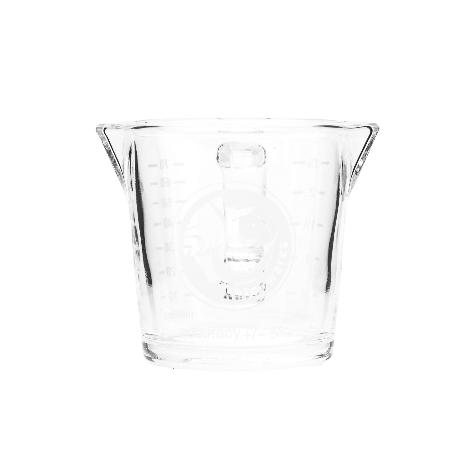 Rhinowares Double Shot Glass with Handle 70 ml