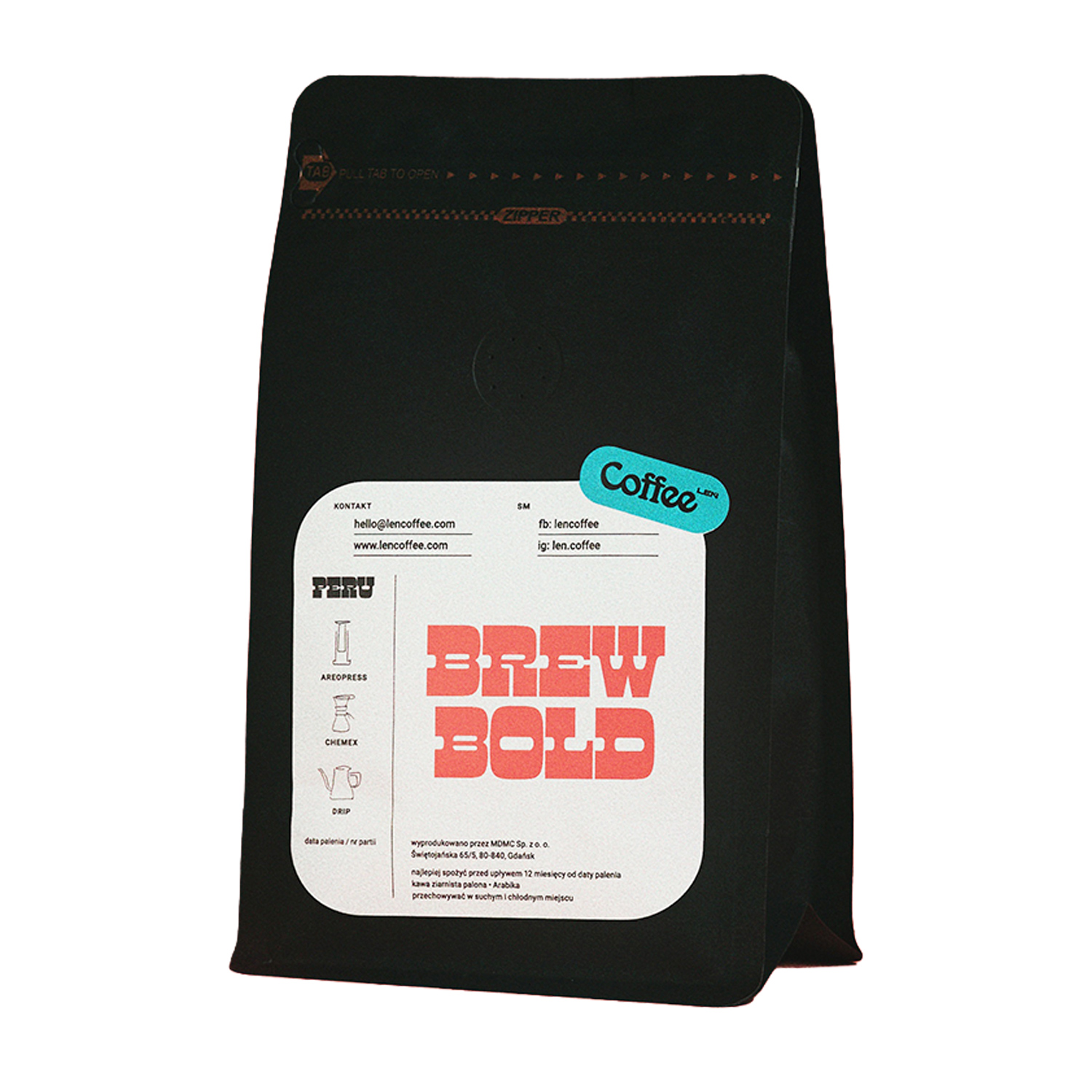 Leń Coffee - Peru Norbil Perez Washed Filter 250 g