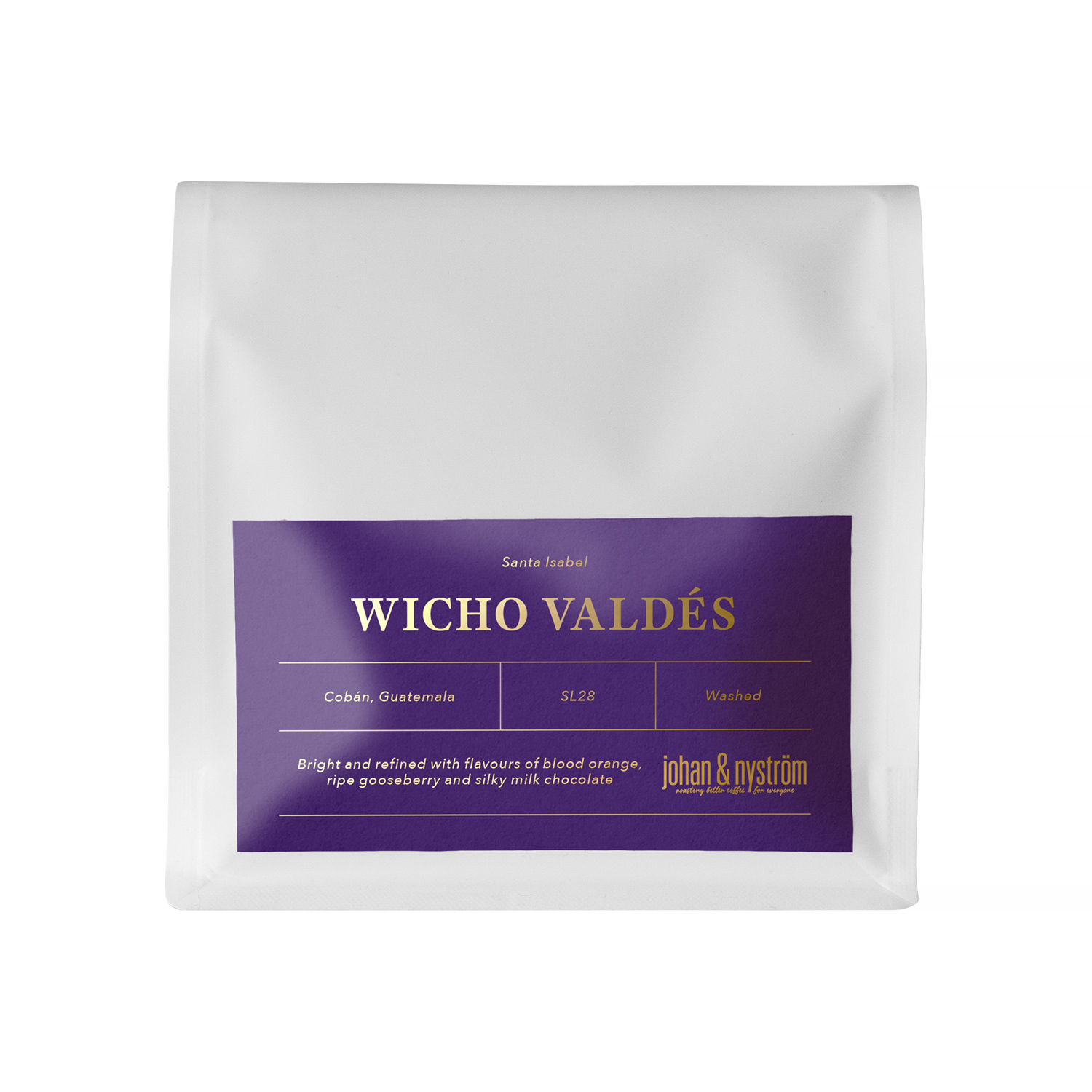 Johan & Nystrom -  kawa ziarnista Guatemala Wicho Valdes SL28 Washed Filter 200 g