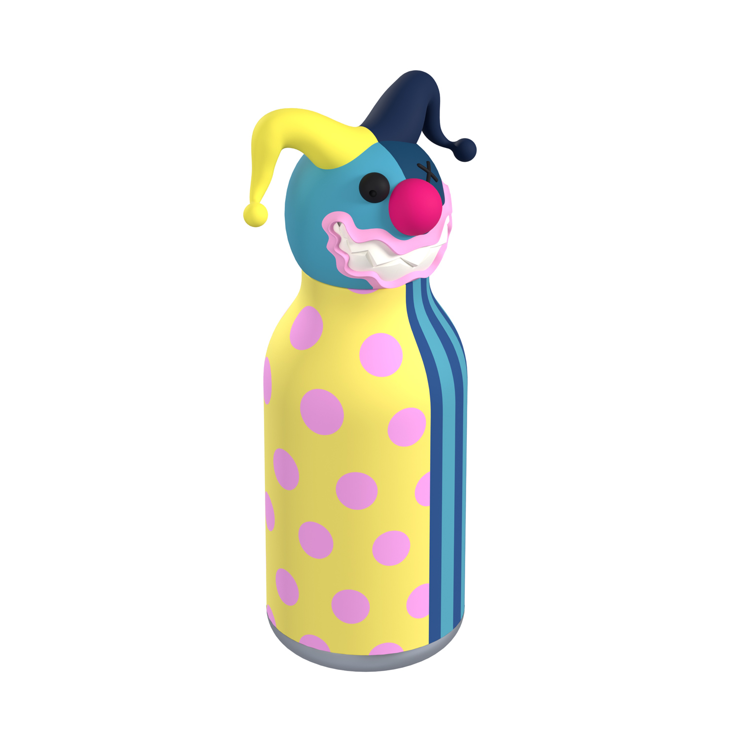 Asobu - butelka termiczna Spookies Boogey klaun 460 ml