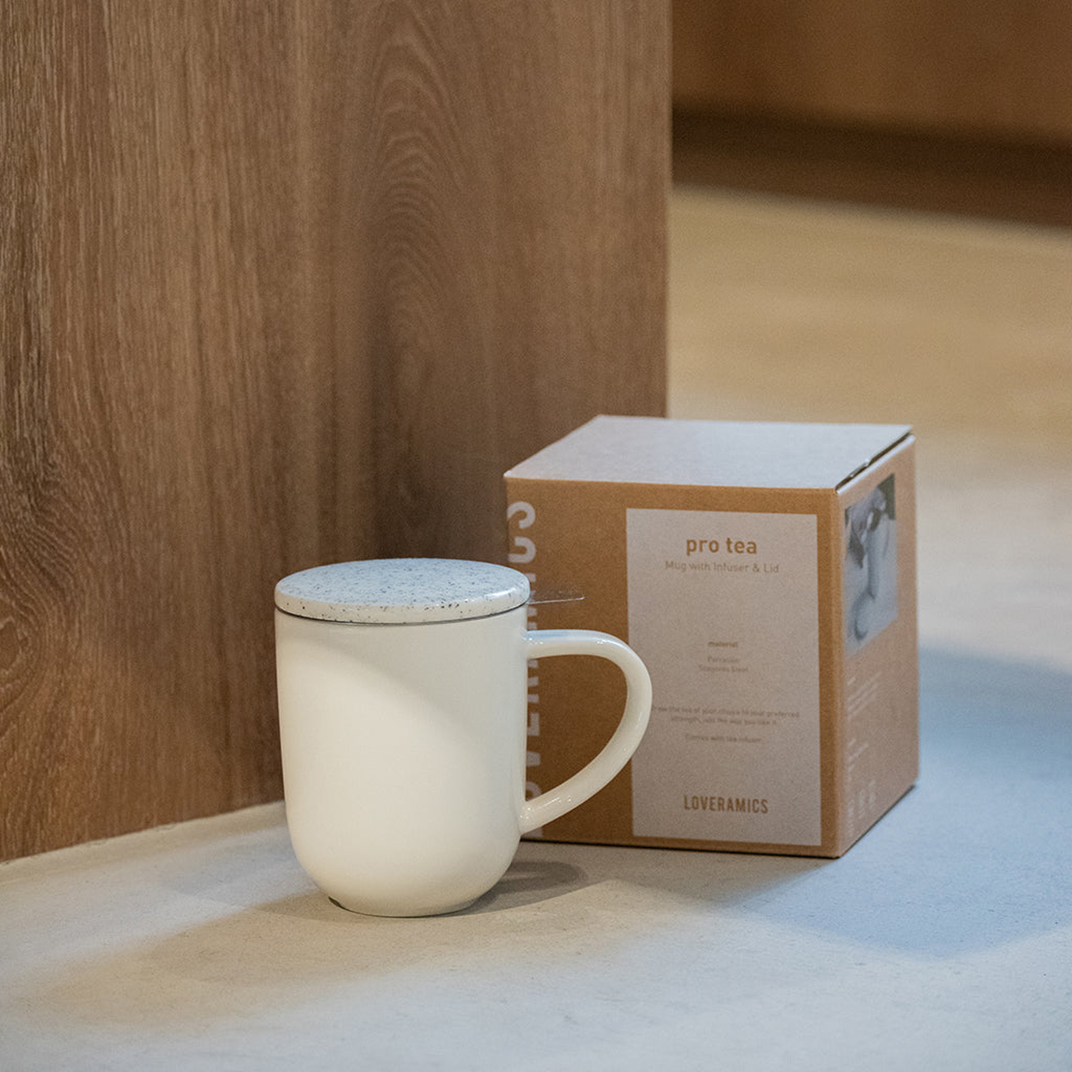 Loveramics Pro Tea - 300 ml Mug with Infuser - Beige