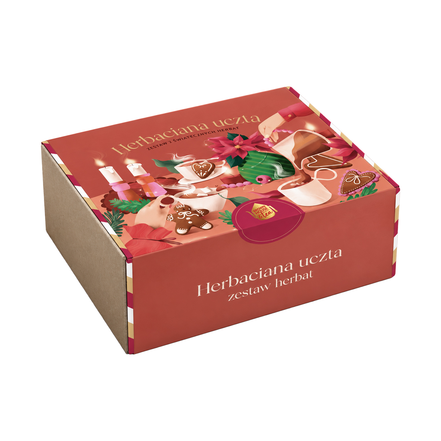 Brown House & Tea - Zestaw herbat świątecznych Herbaciana Uczta 100 g (2 x 50 g)