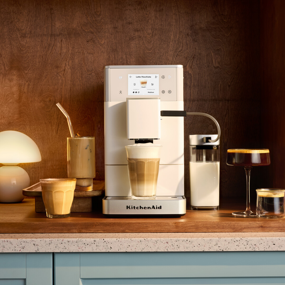 KitchenAid - Automatic Espresso Machine KF4 porcelain
