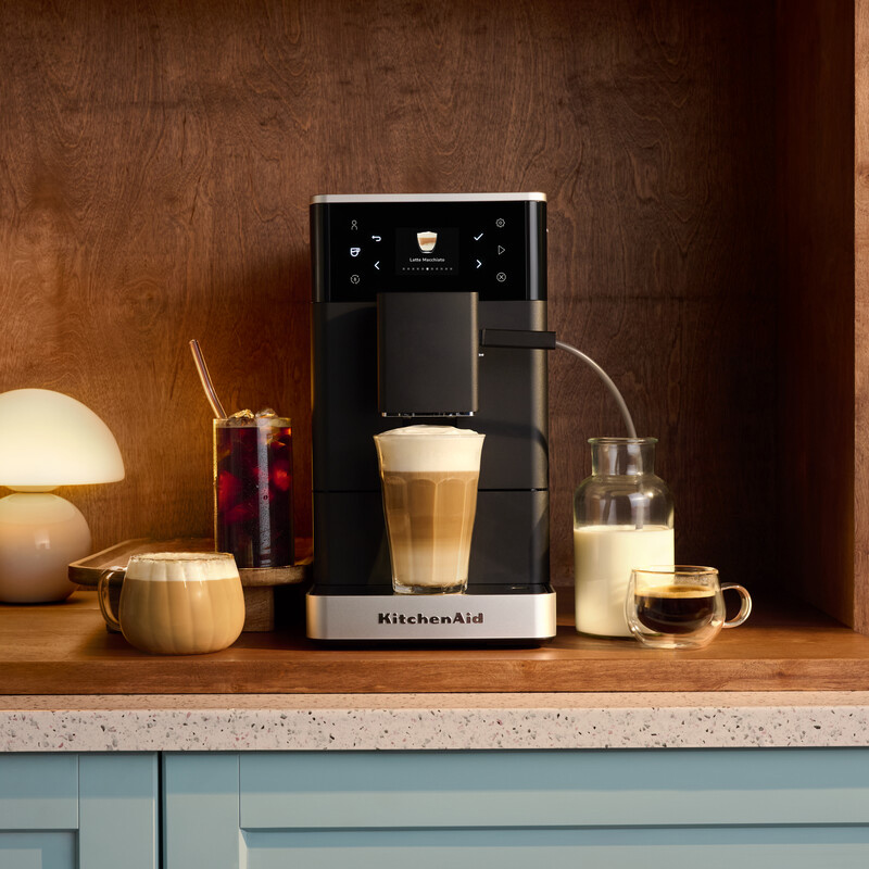 KitchenAid - Automatic Espresso Machine KF3 matte black 