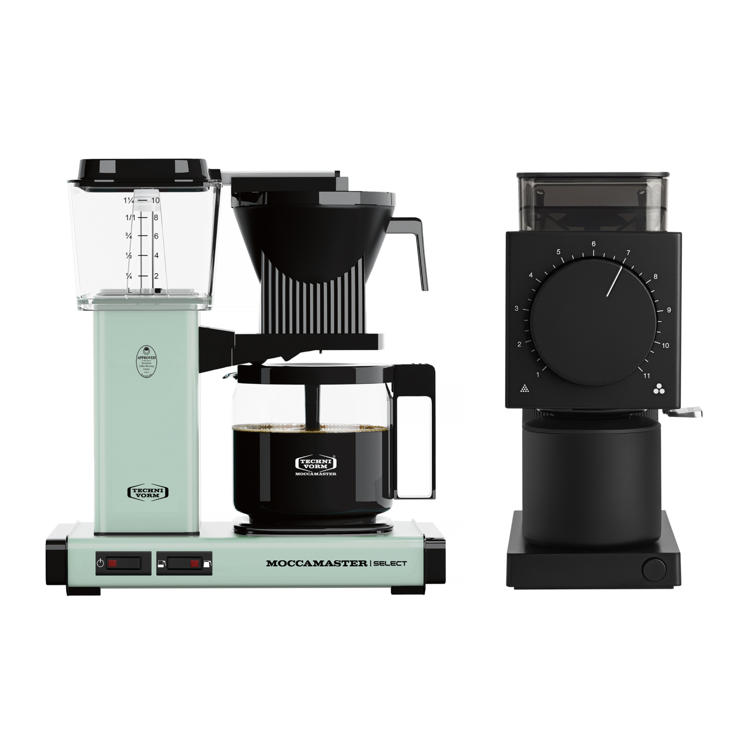 Zestaw Moccamaster KBG 741 Select - Pastel Green  i Fellow Ode 2