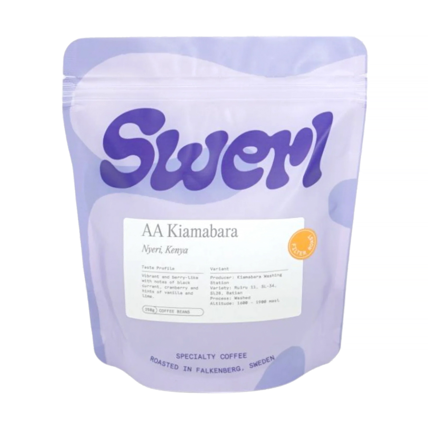 Swerl Coffee - Kenya AA Kiamabara Washed Filter 250g
