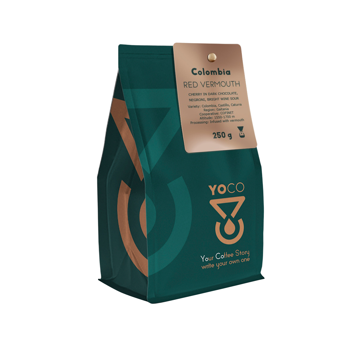 YOCO - kawa ziarnista Kolumbia Red Vermouth Filter 250 g