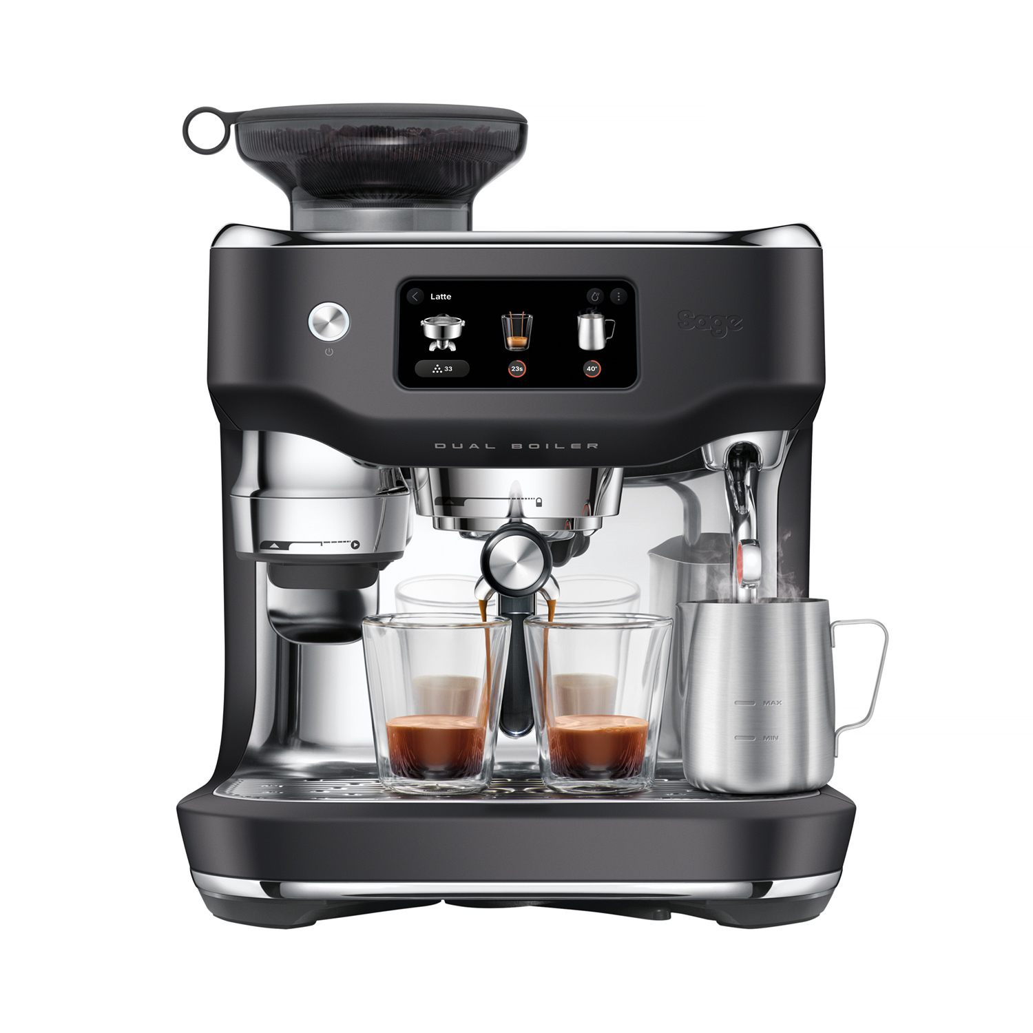 Sage - Oracle Dual Boiler - Ekspres ciśnieniowy SES995BTR - Czarny