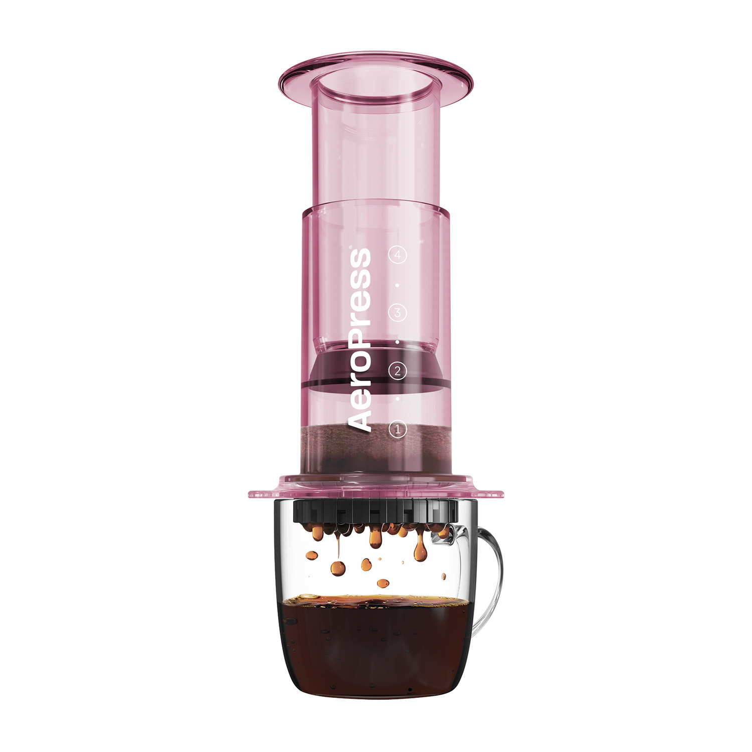 AeroPress Clear Pink Coffee Maker 2501060061