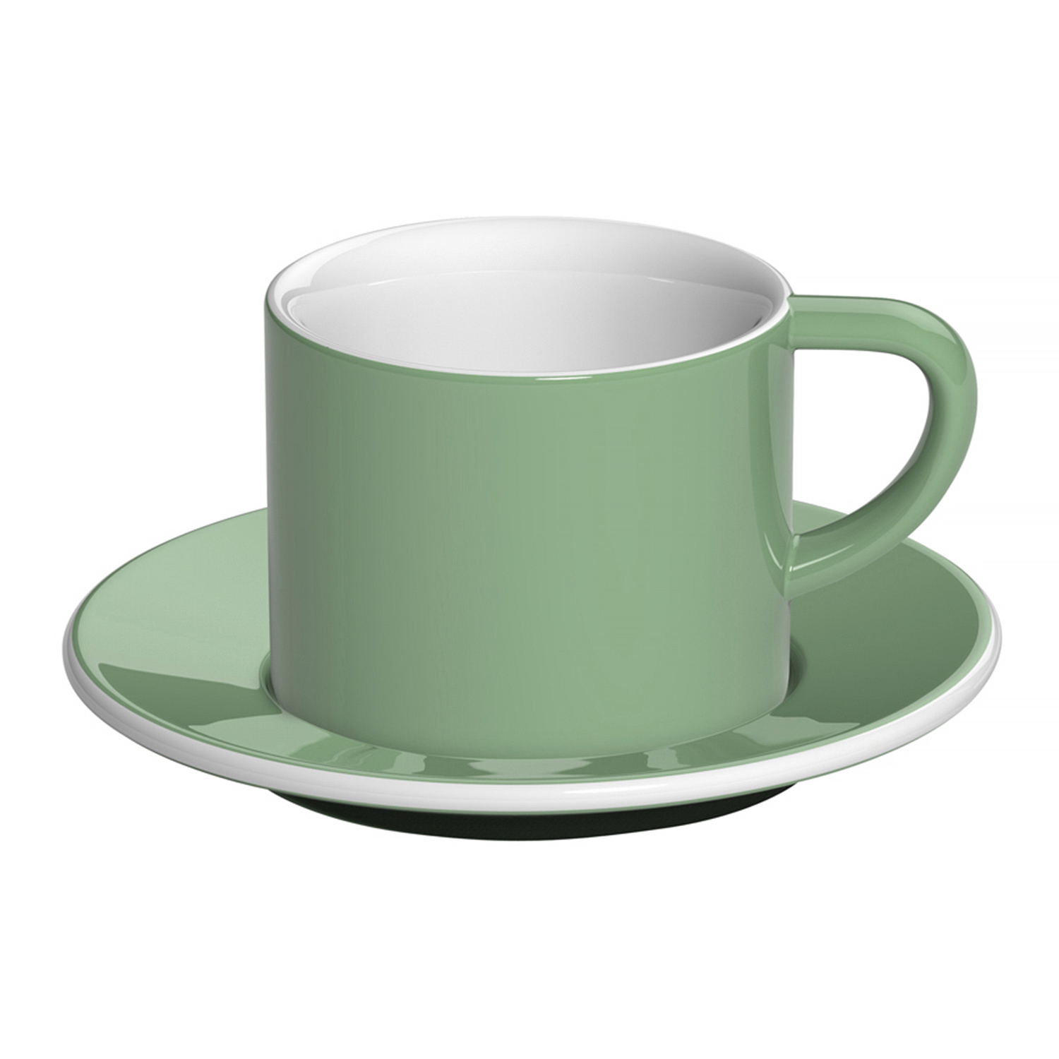 Loveramics Bond - 150 ml Cappuccino cup and saucer - Mint