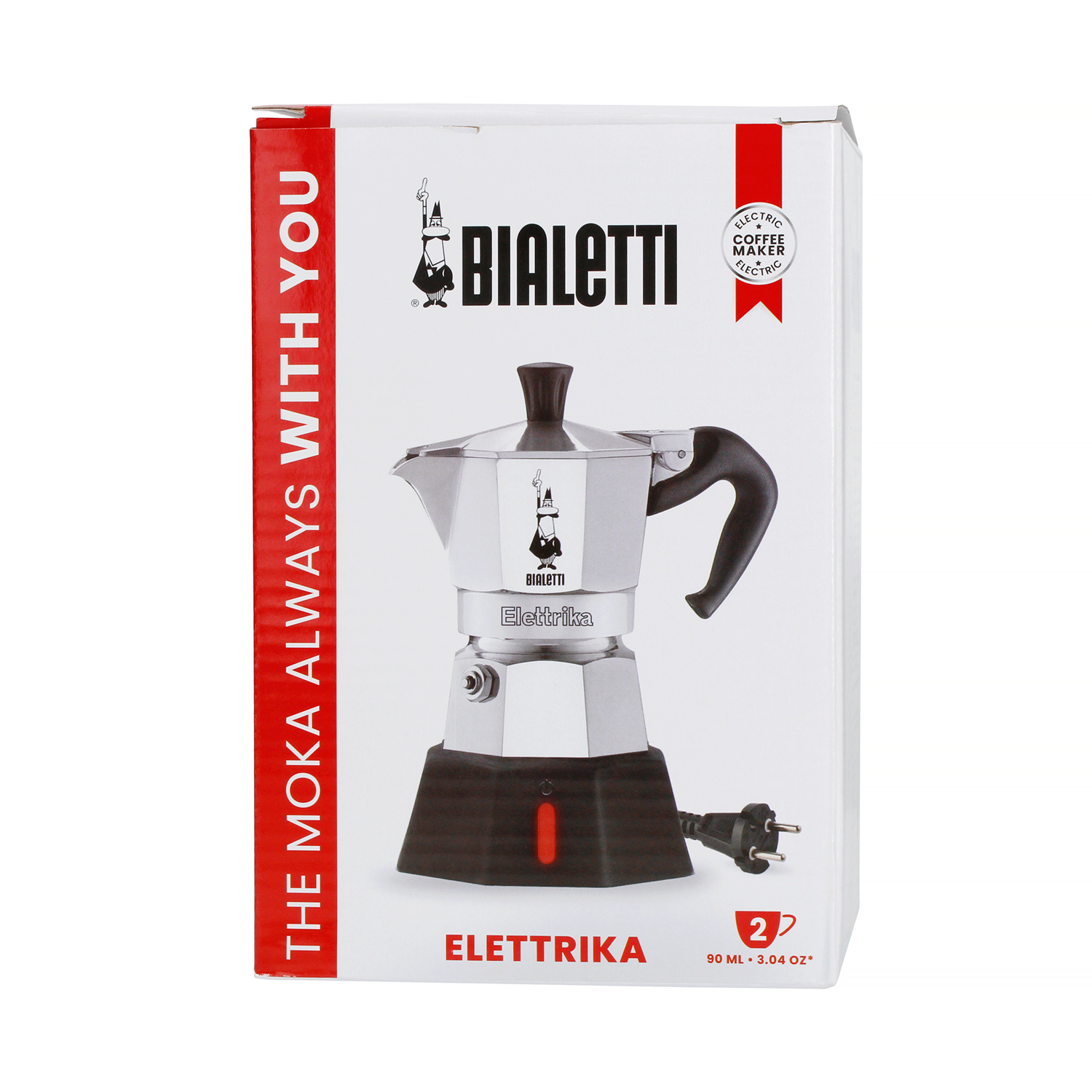 Bialetti New Moka Elettrika 2tz - Electric Moka Pot