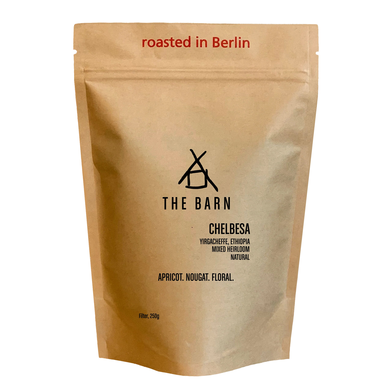 The Barn - kawa ziarnista Etiopia Yirgacheffe Chelbesa Natural Filter 250 g