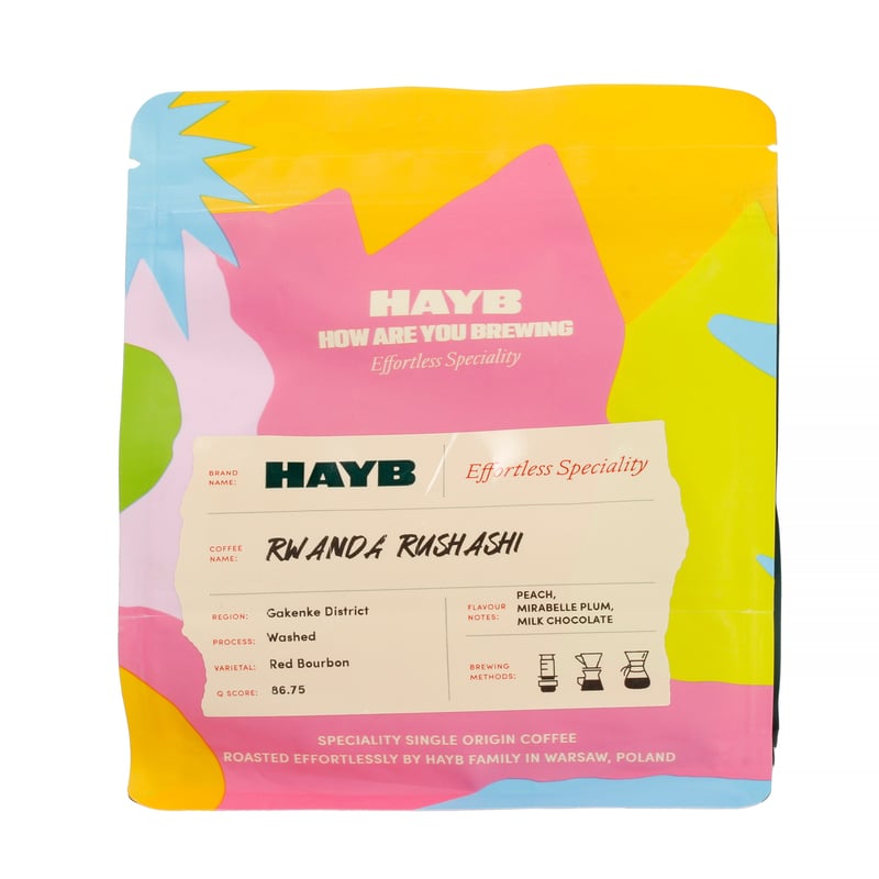 HAYB - Rwanda Rushashi Washed Filter 250g