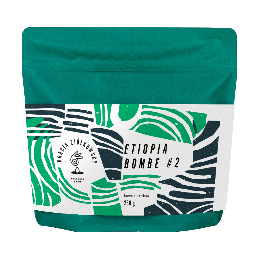 Bracia Ziółkowscy - kawa ziarnista Etiopia Bombe #2 Washed Filter 250 g