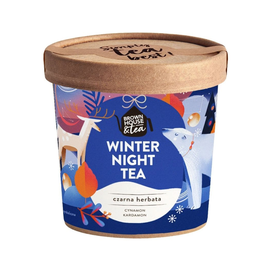 Brown House & Tea - Winter Night Tea - czarna herbata 40 g