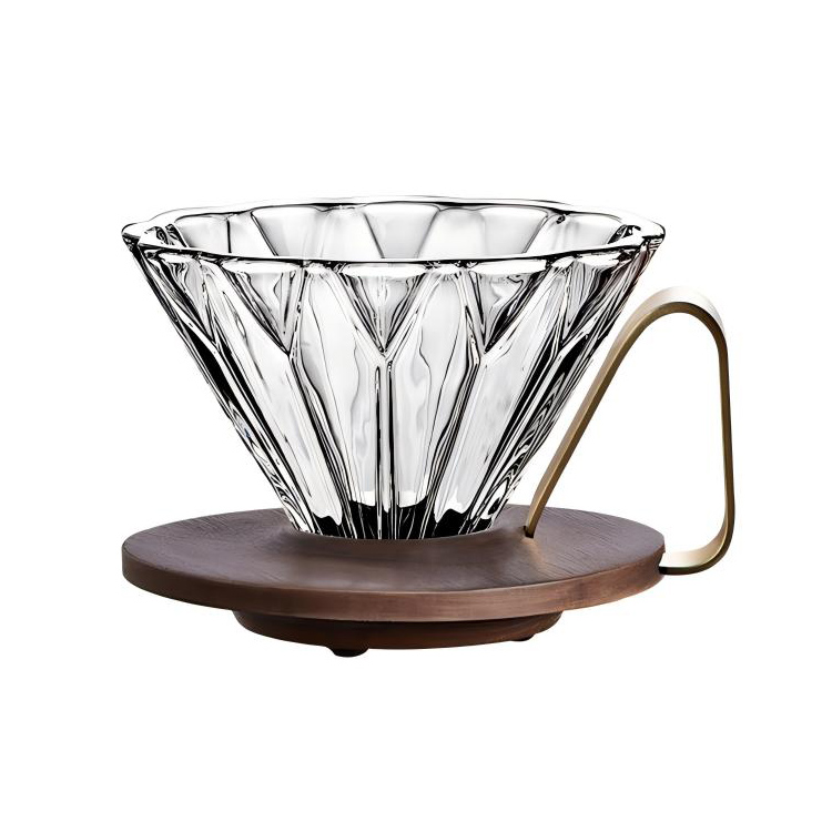 zeroHero - dripper szklany Prisma Walnut 1-2 fil.